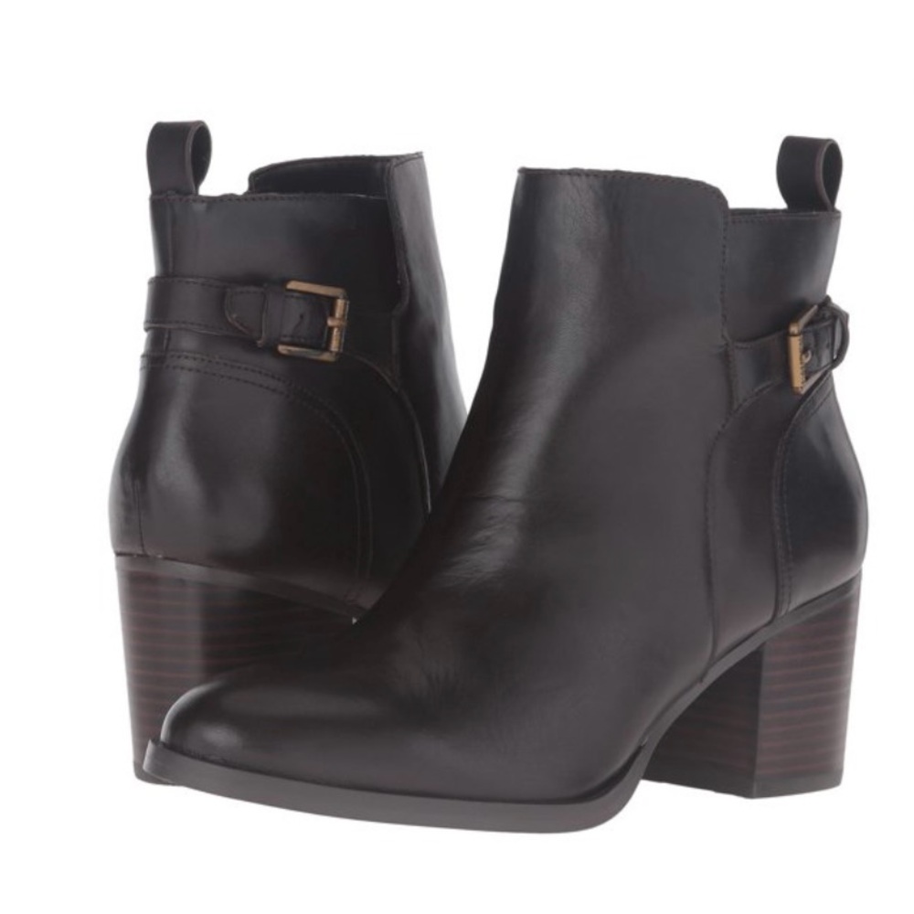 Lauren Ralph Lauren Genna leather closed toe ankle fashion boots size 10B